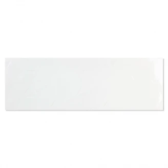 Veggflis <strong>Bianchi</strong>  Axe Hvit Blank Relieff 33x100 cm